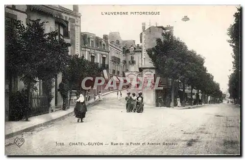 Chatelguyon - Rue de la Porte et Avenue Baraduc - Cartes postales