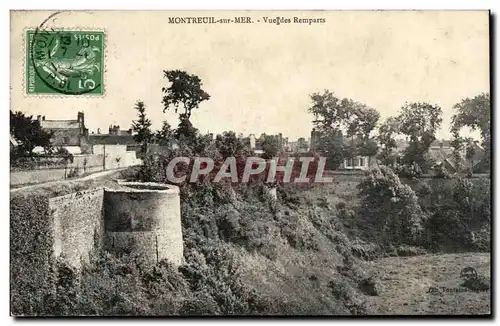 Montreuil sur Mer - Vue des Remparts - Cartes postales