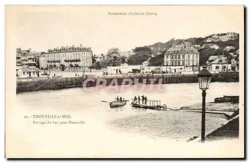 Trouville - Passage du bac pour Deauville - Ansichtskarte AK