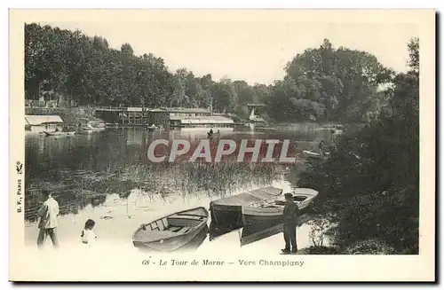 Le Tour de Marne - Vers Champigny - Ansichtskarte AK