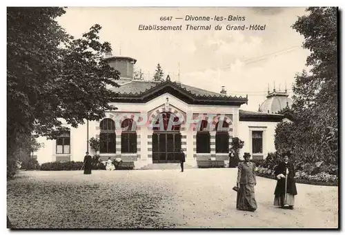 Divonne les Bains - Etablissement Thermal du Grand Hotel - Cartes postales