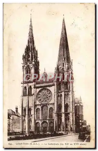 Chatres - La Cathedrale - - Cartes postales