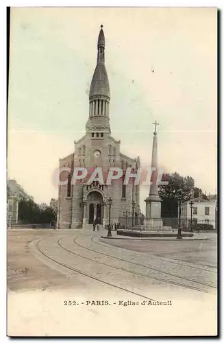 Paris Cartes postales EGlise d&#39Auteuil