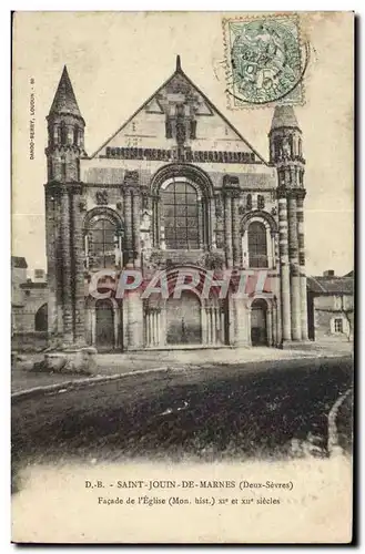 Saint Jouin de Marnes Cartes postales Facade de l&#39eglise