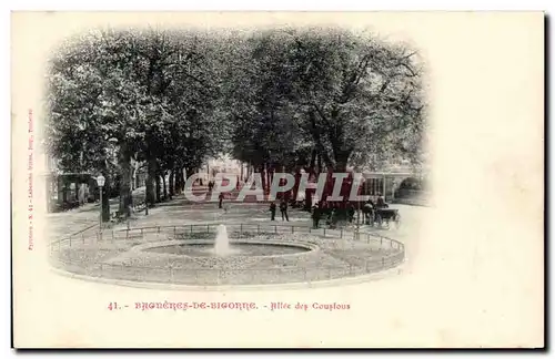 Bagnerres de Bigorre Cartes postales Allee des Coustous