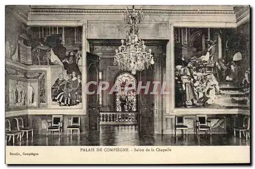 Cartes postales Palais de Compiegne Salon de la chapelle