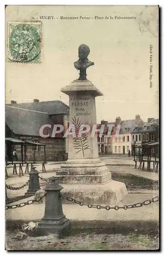 Buchy Cartes postales Monument persac Place de la Poissonnerie