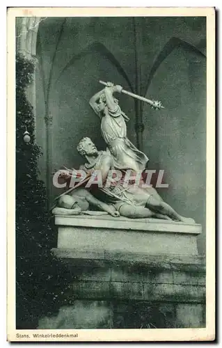 Suisse - Schweiz - Stans - Winkelrieddenkmal- Cartes postales