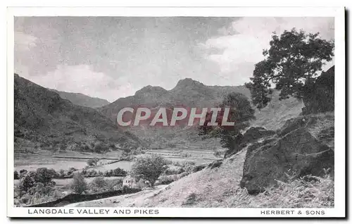 Grande Bretagne Great Britain Cartes postales Landgale Valley and pikes Herbert and sons