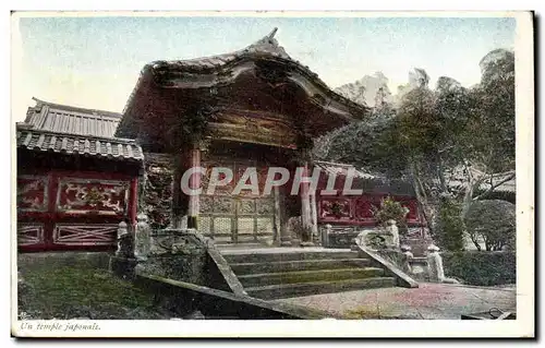 Japon Nippon Japan Ansichtskarte AK Un temple japonais