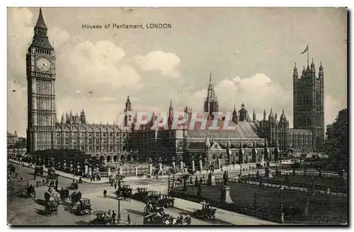 Grande Bretagne Great BRitain Ansichtskarte AK London Londres Houses of Parliament