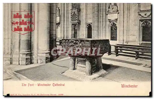 Grande Bretagne Great BRitain Cartes postales Winchester The front Winchester cathedral