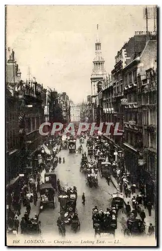 Grande Bretagne Great BRitain Ansichtskarte AK Cheapside Looking East