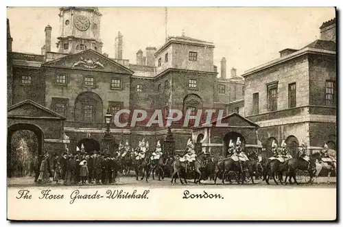 Grande Bretagne Great BRitain Cartes postales Londres London Horse guards &#39dragon cuirasser)