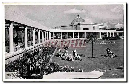 Grande Bretagne Great BRitain Cartes postales The marine Hall Fleetwood