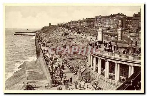 Grande Bretagne Great BRitain Cartes postales Rockery Promenade Blackpool