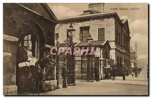 Grande Bretagne Great BRitain Cartes postales London Londres Horse guards