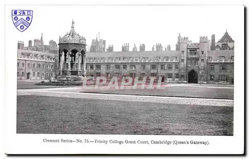 Grande Bretagne Great BRitain Ansichtskarte AK Trinity college Great Court CAmbridge