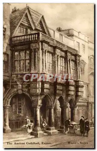 Grande Bretagne Great BRitain Cartes postales The ancient Guildhall Exeter