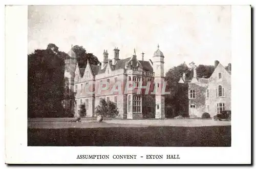 Grande Bretagne Great BRitain Cartes postales Assumption convent Exton Hall