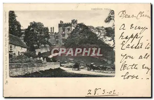 Grande Bretagne Great BRitain Cartes postales Haddon hall