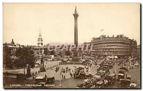 Grande Bretagne Great BRitain Ansichtskarte AK Londres London Trafalgar square