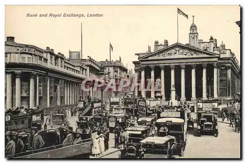 Grande Bretagne Great Britain Cartes postales London Londres Bank and Royal Exchange