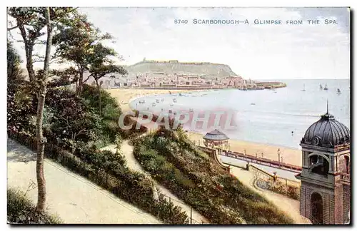 Grande Bretagne Great Britain Cartes postales Scarborough A glimpse from the Spa