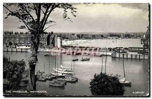 Grande Bretagne Great Britain Cartes postales The harbour Weymouth