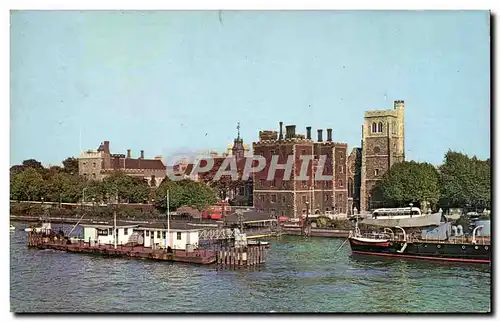 Grande Bretagne Great Britain Cartes postales Lambeth Palace and River Thames London Londres