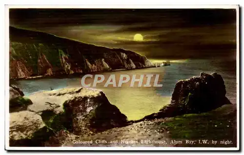 Grande Bretagne Great Britain Cartes postales Coloured cliffs and needles lighthouse Alum Bay Isle of Wight by n