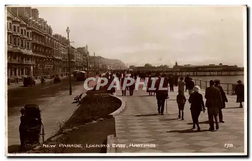 Grande Bretagne Great Britain Cartes postales New parade Looking East Hastings