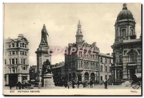 Grande Bretagne Great Britain Ansichtskarte AK Victoria Square Hull