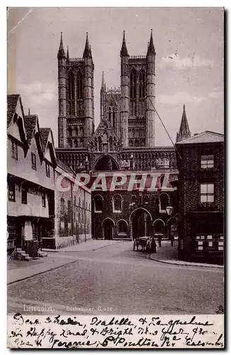 Grande Bretagne Great Britain Cartes postales Lincoln Exchequer Gate