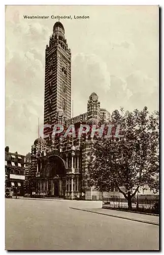 Grande Bretagne Great Britain Ansichtskarte AK Westiminster Cathedral london Londres