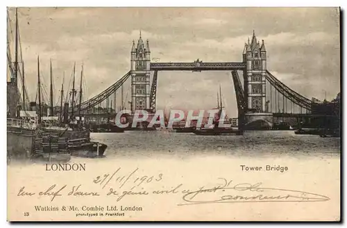 Grande Bretagne Great Britain Cartes postales Londres London Tower bridge