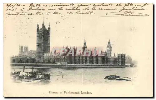 Angleterre - England - London - House of Parliment - Ansichtskarte AK