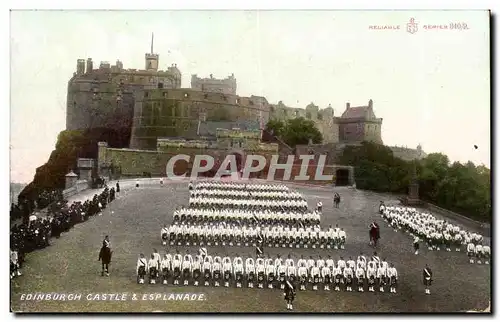 Ecosse - Scotland - Edinburgh Castle and Esplanade - Cartes postales