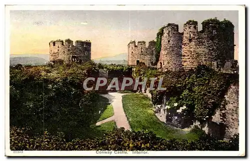 Grande Bretagne Great BRitain Ansichtskarte AK Conway castle interior