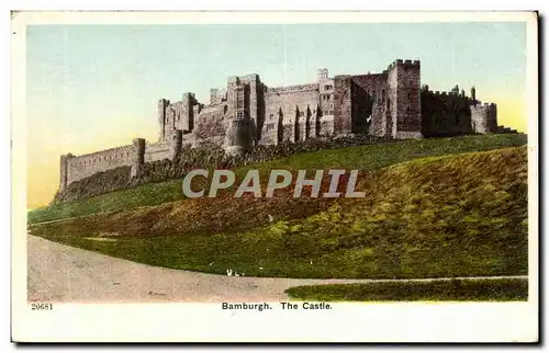 Grande Bretagne Great BRitain Ansichtskarte AK Bamburgh The castle