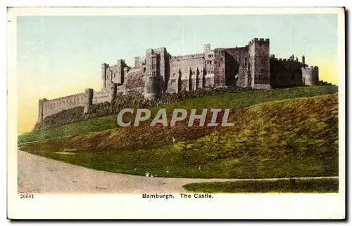 Grande Bretagne Great BRitain Cartes postales Bamburgh The castle