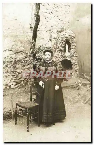 CARTE PHOTO Femme (folklore)