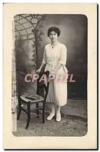 CARTE PHOTO Femme