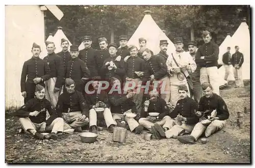 CARTE PHOTO Militaria Regiment