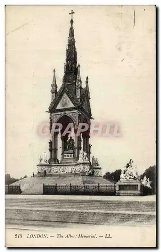 Angleterre - England - London - Londres - The Albert Memorial - Ansichtskarte AK