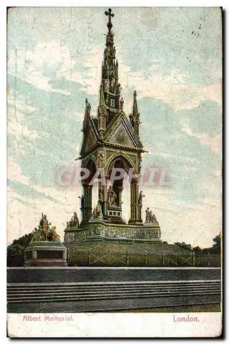 Angleterre - England - London - Londres - Albert Memorial - Ansichtskarte AK