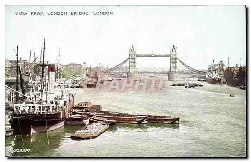 Angleterre - England - London - Londres - View from London Bridge - Ansichtskarte AK