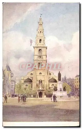 Angleterre - England - London - Londres - St Clement Danes Church - Strand - Ansichtskarte AK