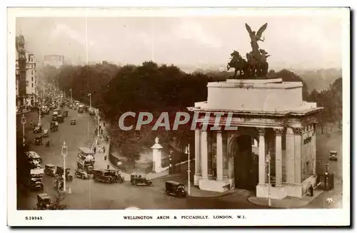 Angleterre - England - London - Londres - Welington Arch and Piccadily - Ansichtskarte AK