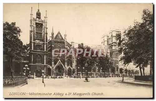 Angleterre - England - London - Londres - Westminster Abbey and St Margaret&#39s Church - Cartes postales